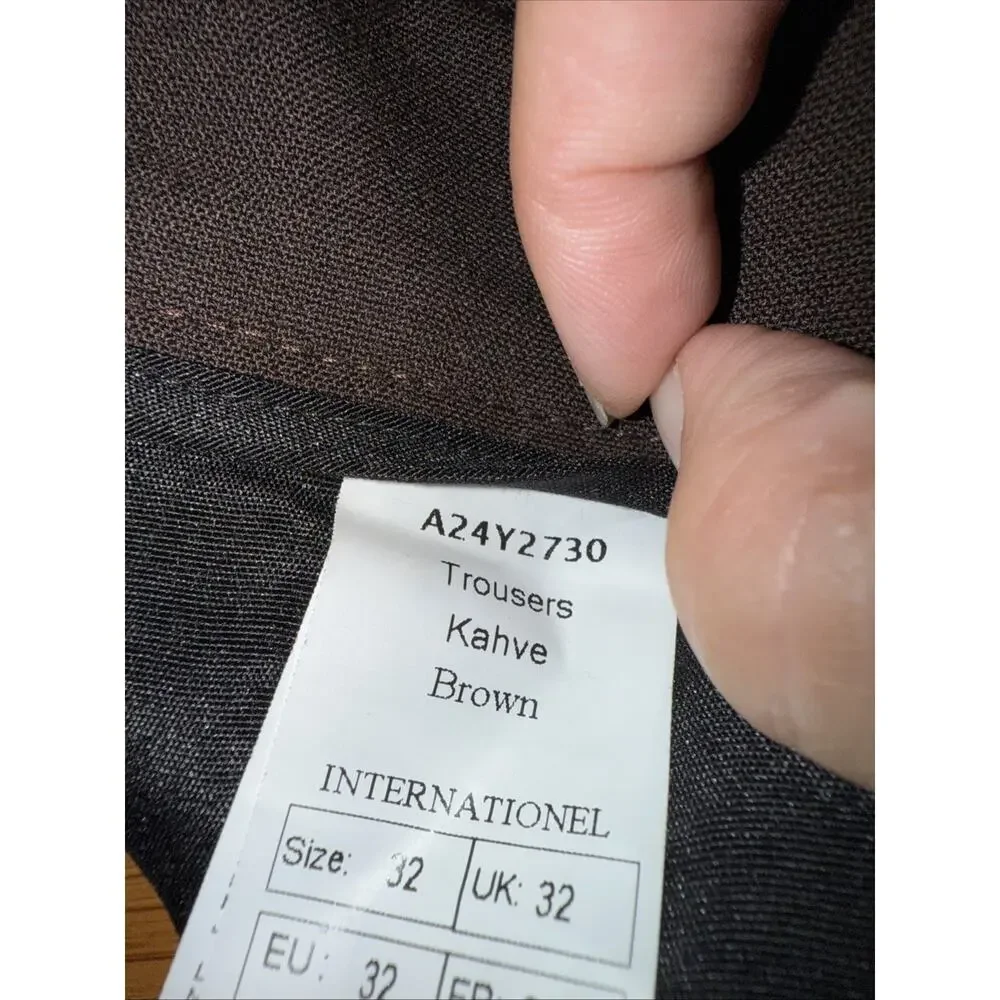 Men’s Maldini Pants Brown, Size 32 - Picture 5 of 5